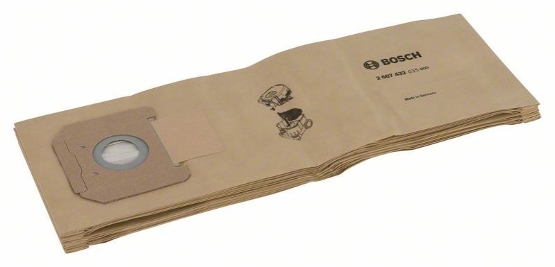 MAIŠELIAI DULKIŲ SIURBLIUI POPIER. BOSCH GAS35 5VNT. 2607432035