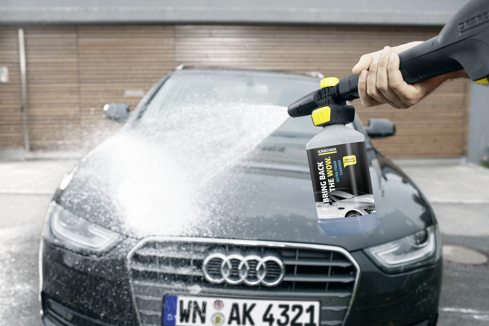 Kärcher FJ10 Connect 'n' Clean putų antgalis su plovikliu automobilio plovimui