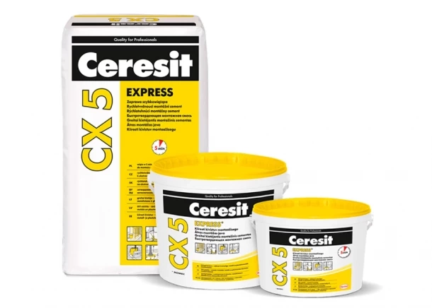 CEMENTAS MONTAŽINIS CERESIT CX5 GREITAI KIETĖJANTIS (ĮV. SVORIS)