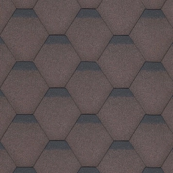 ČERPELĖS BITUMINĖS ROCK HEXAGONAL 3M2/POK