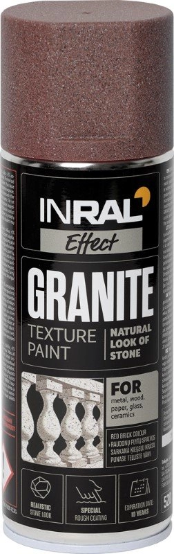 DAŽAI AERO. INRAL GRANITE RAUDONŲ PLYTŲ 400ML