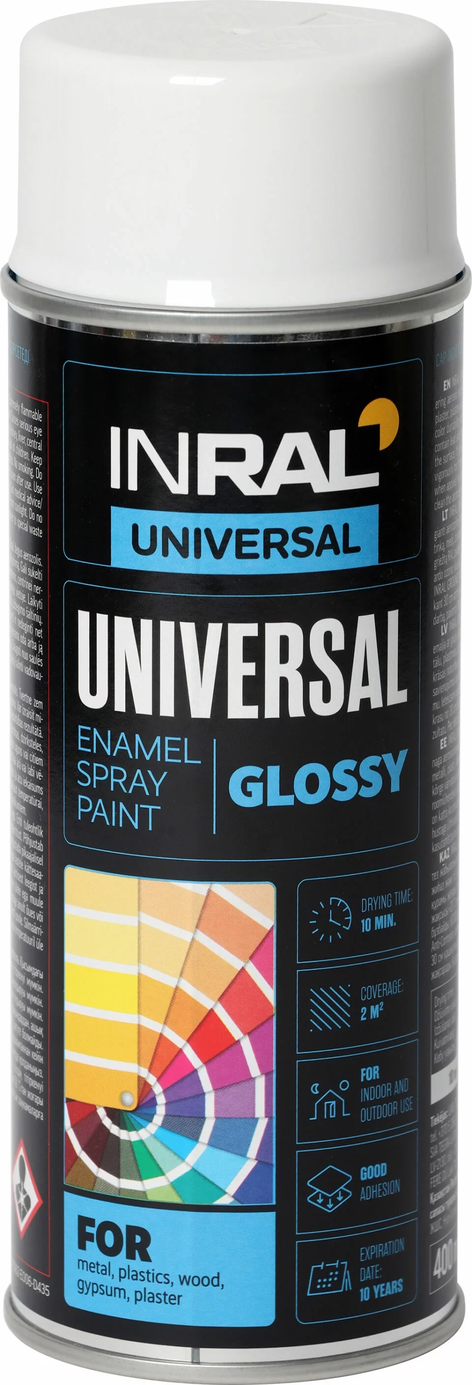 DAŽAI AEROZOLINIAI INRAL UNIVERSAL 400ML BALTOS SPALVOS RAL9003