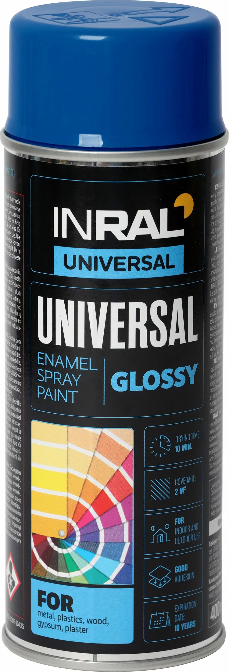 DAŽAI AEROZOLINIAI INRAL UNIVERSAL 400ML MĖLYNOS SPALVOS RAL5010
