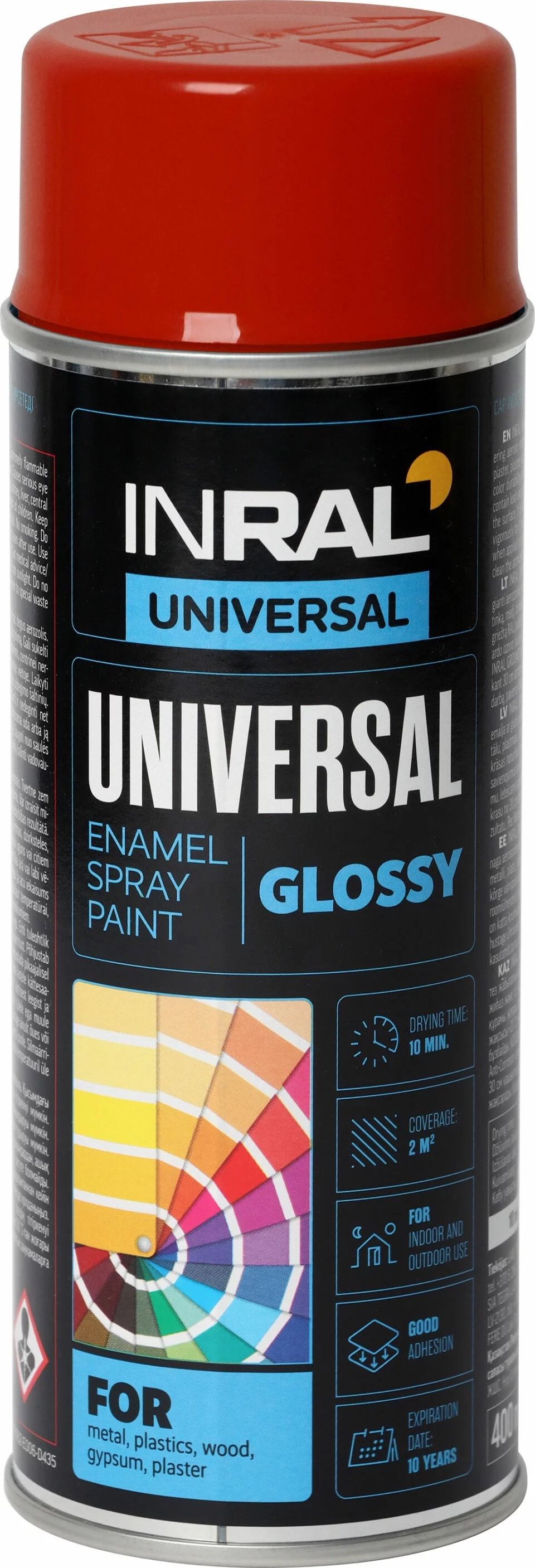 DAŽAI AEROZOLINIAI INRAL UNIVERSAL 400ML RAUDONOS SPALVOS RAL3002