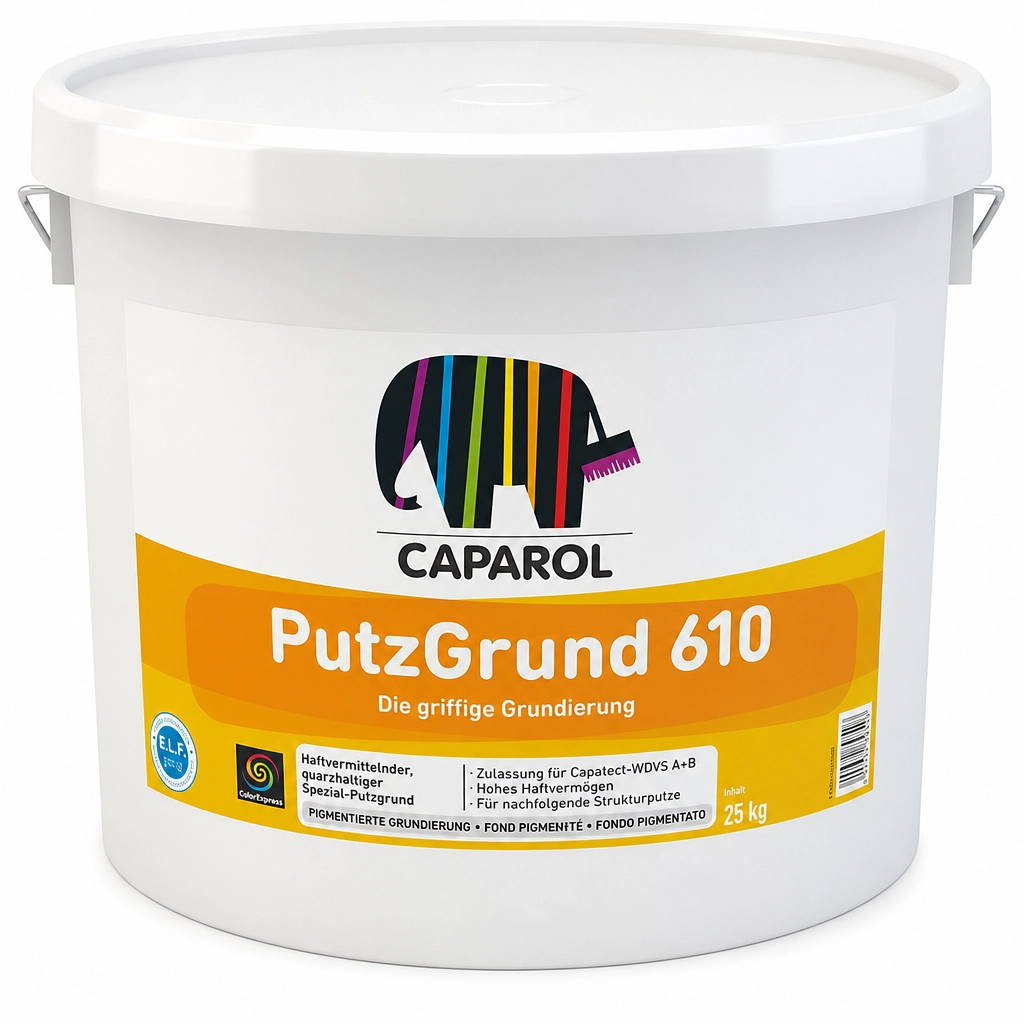DAŽAI GRUNTINIAI CAPAROL PUTZGRUND 610 WEISS B1 25KG