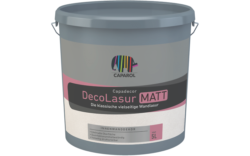 DAŽAI LAZŪRINIAI MATINIAI CAPAROL DECOLASUR MATT 5L
