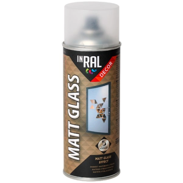 DAŽAI STIKLUI AEROZOLINIAI INRAL DECOR MATT GLASS 400ML
