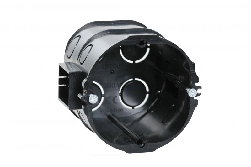 DĖŽUTĖ POTINKINIO MONTAŽO PRAILGINTA 63MM JUODA MD-2.J