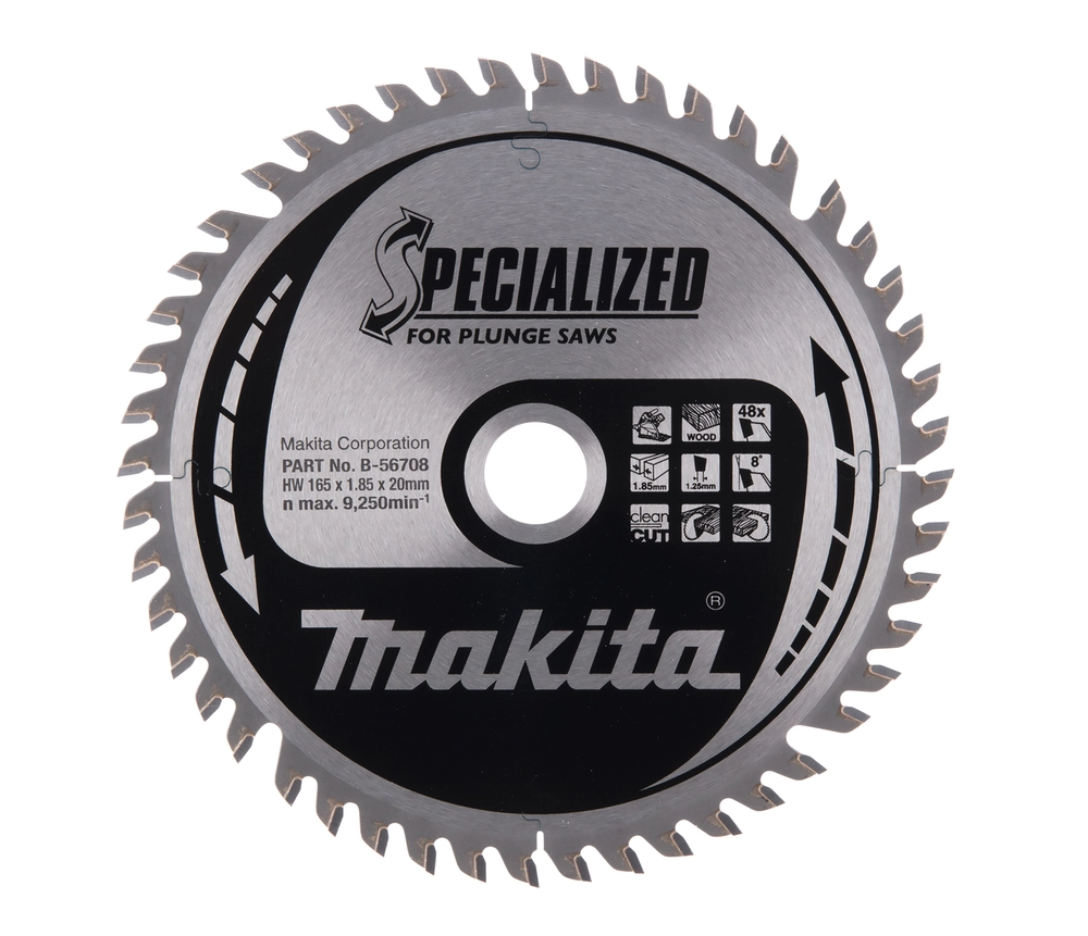 DISKAS PJOVIMO MEDIENAI MAKITA B-56708 165X20MM.