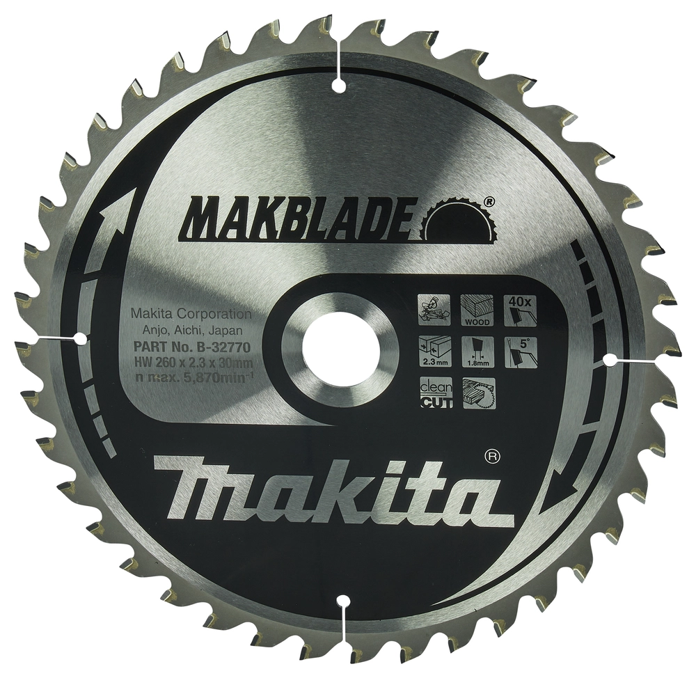DISKAS PJOVIMO MEDIENAI MAKITA B-32770 MAKBLADE 260X30X4