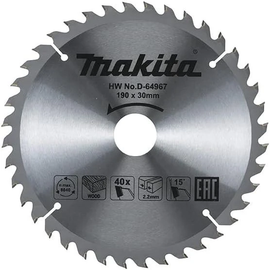 DISKAS PJOVIMO MEDIENAI MAKITA D-64967 190X30MM.