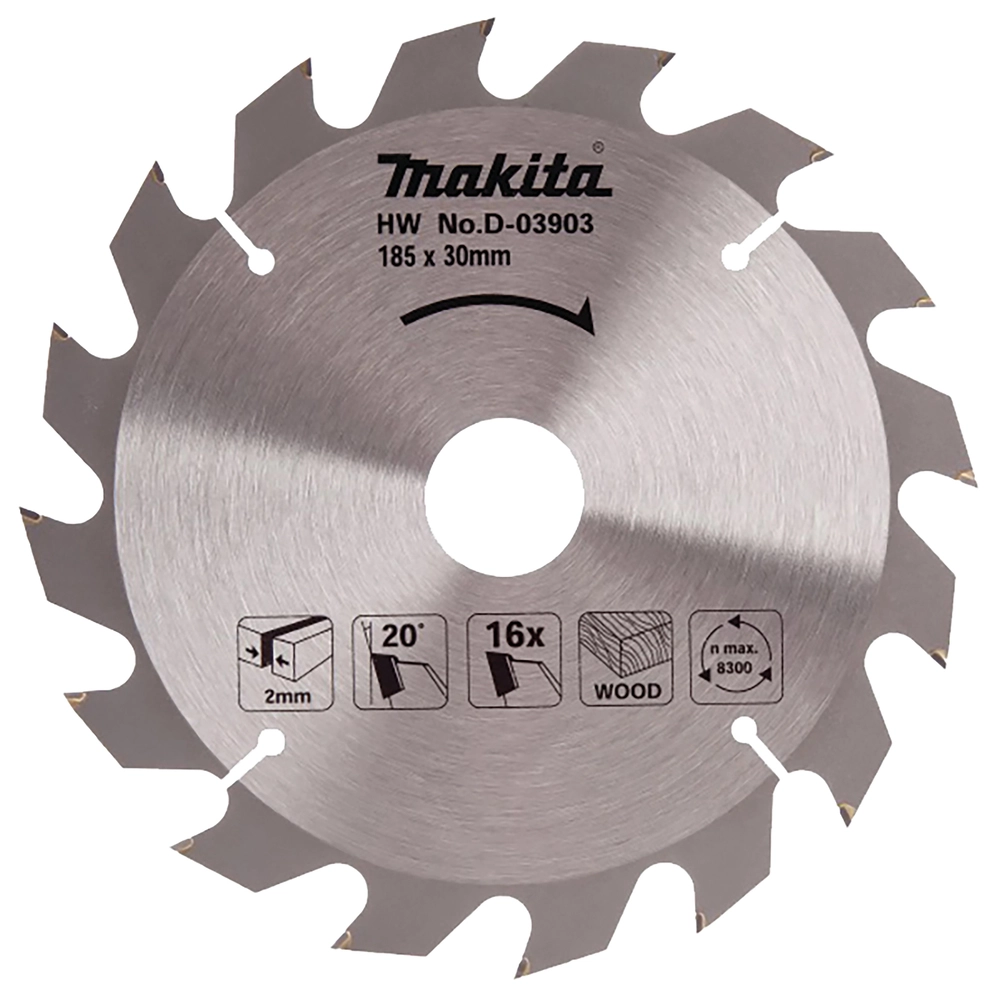 DISKAS PJOVIMO MEDIENAI MAKITA D-03903 185X30MM.