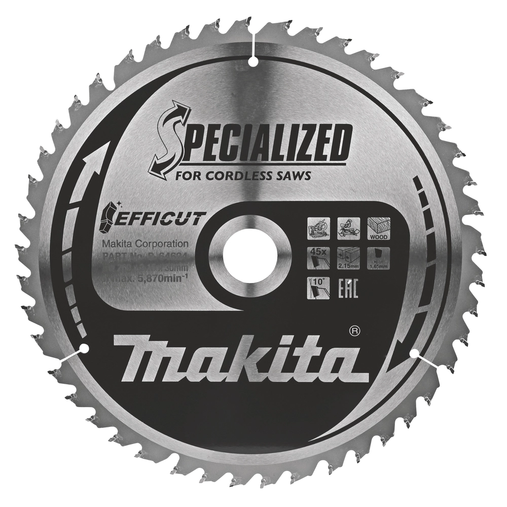 DISKAS PJOVIMO MEDIENAI MAKITA EFFICUT B-64624 260X30MM.