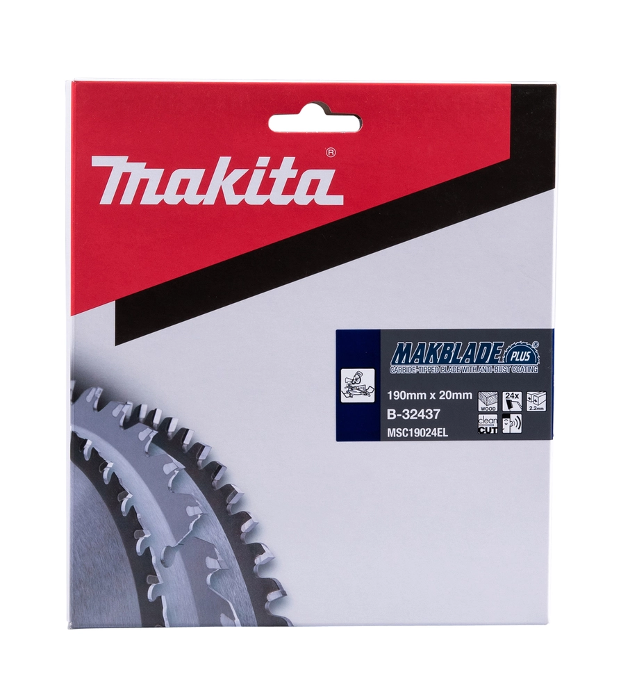 Profesionalus Makita B-32437 diskas medžio pjovimui 190x20mm