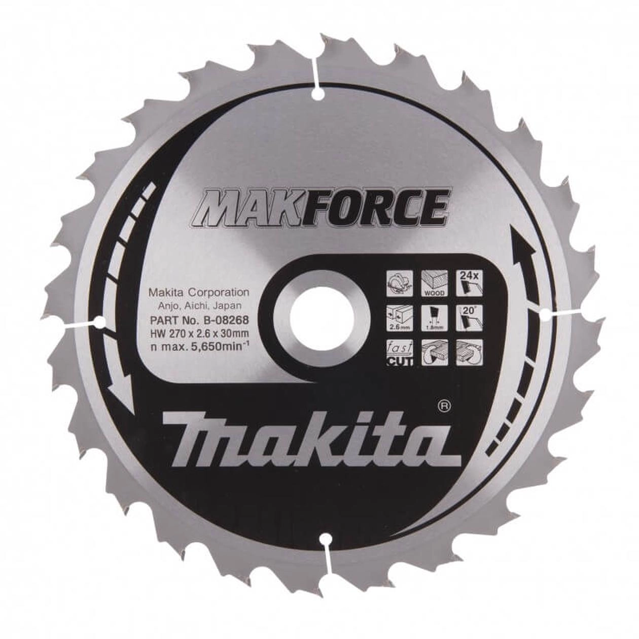 DISKAS PJOVIMO METALUI MAKITA EFFICUT B-69272 136X20MM.