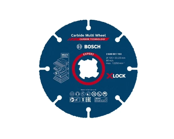DISKAS PJOVIMO UNIVERSALUS BOSCH 125X1MM. X-LOCK
