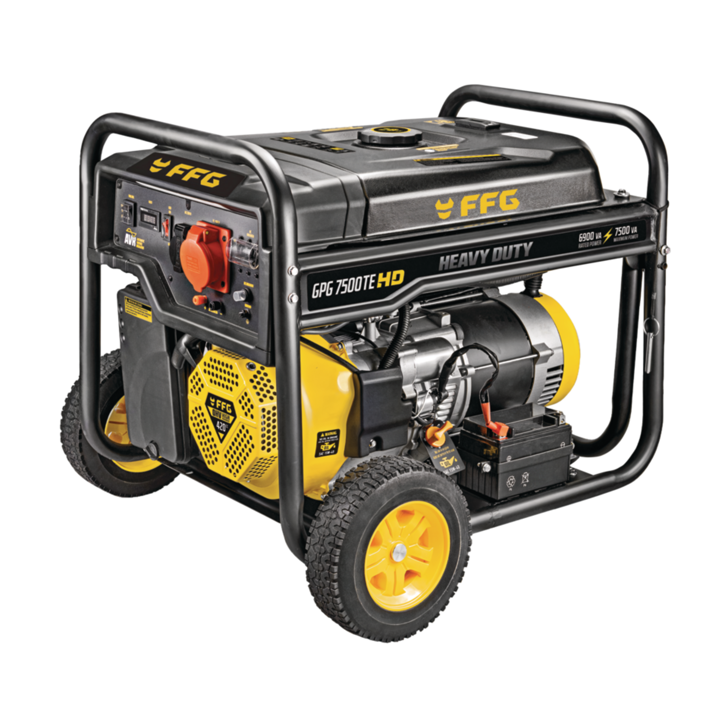 GENERATORIUS BENZININIS PROF. GPG 7500TE 3PH 7.5KVA 420CC