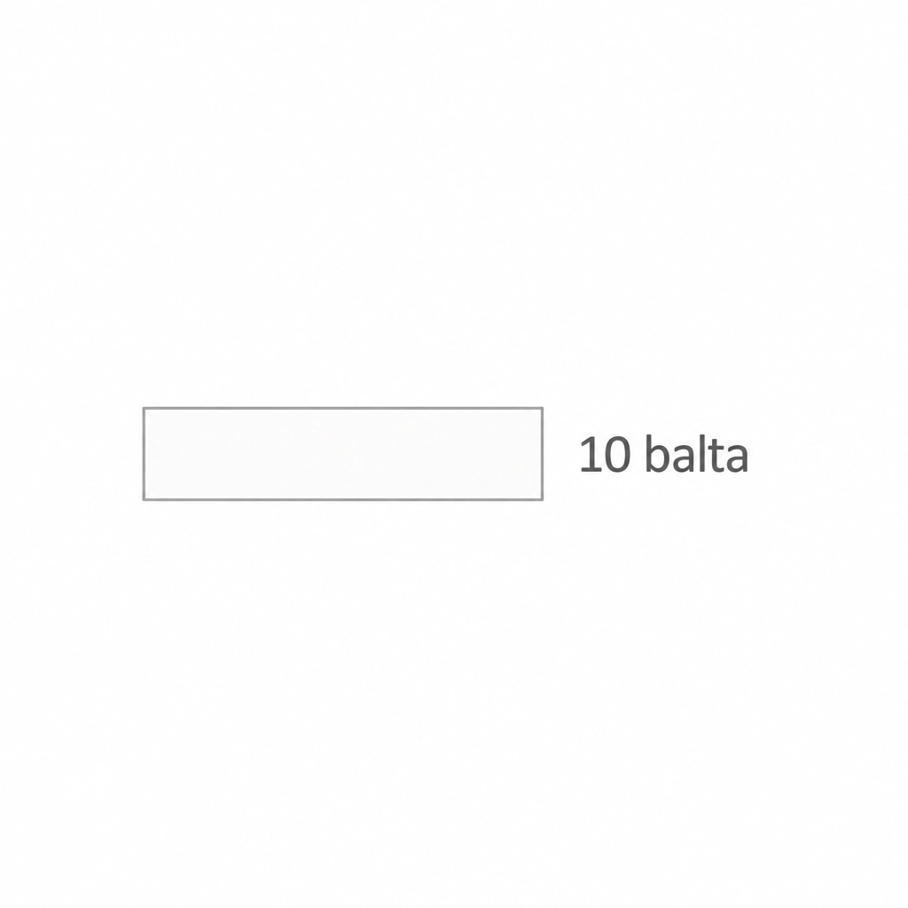 Balto KIILTO glaisto užpildytos plytelių siūlės švari ir estetiška išvaizda