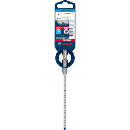 Bosch SDS-Plus-7X grąžtas betonui 5x100x165mm profesionaliam gręžimui