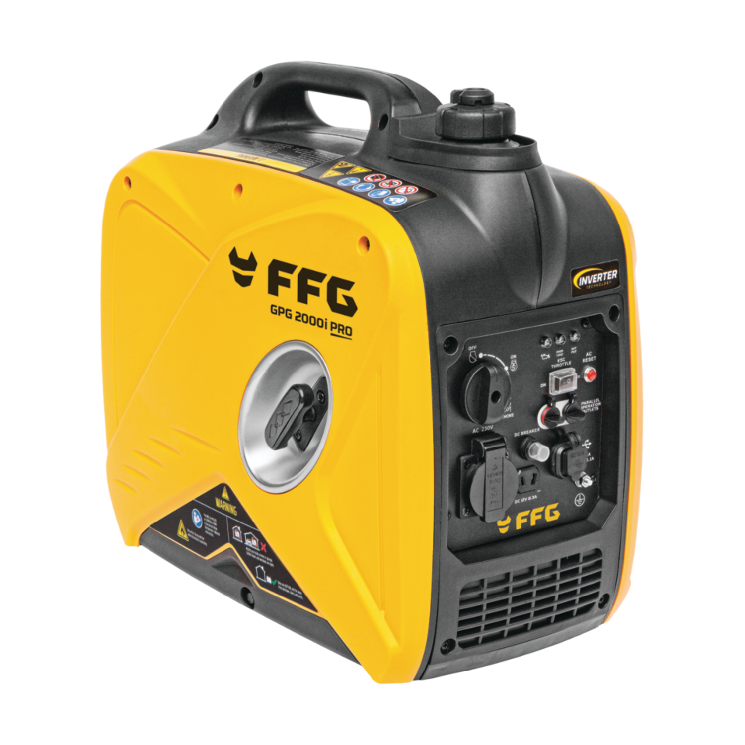 INVERTERIS GENERATORIAUS BENZININIS FF GROUP GPG 2000I PRO