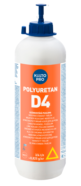 KLIJAI MEDIENAI ATSPARŪS DRĖGMEI KIILTO POLYUURETAN D4 750ML