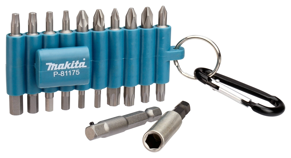 Makita sukimo antgaliai TORX kryžminiai šešiakampiai 25mm ilgio 1/4 colio tvirtinimas