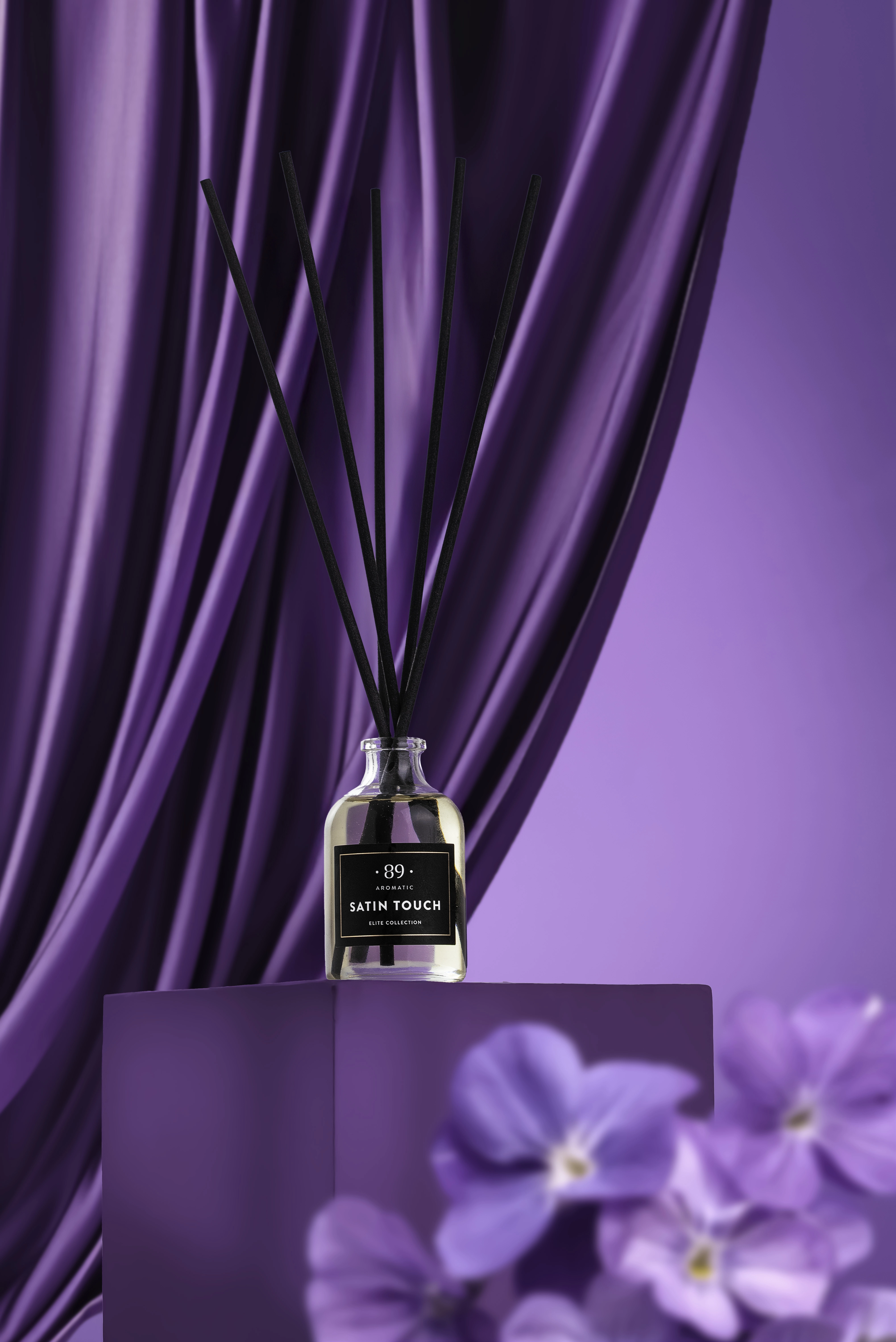 Elegantiškas Satin Touch kvapas namams su presuoto pluošto lazdelėmis