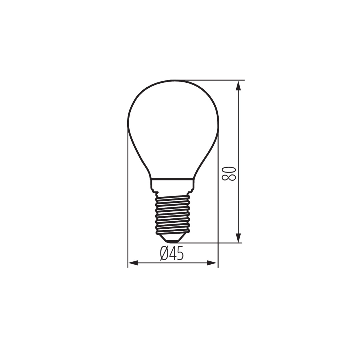 Energiją taupanti LED lemputė 6W su E14 cokole 810 liumenų