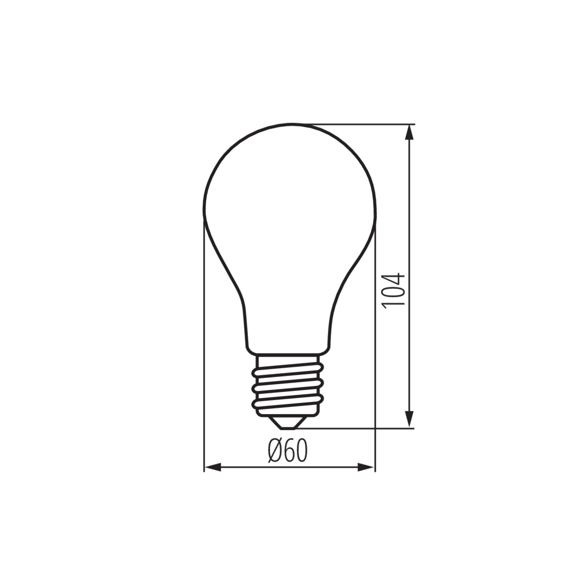 Energiją taupanti LED lemputė 810 lumenų Kanlux 230V