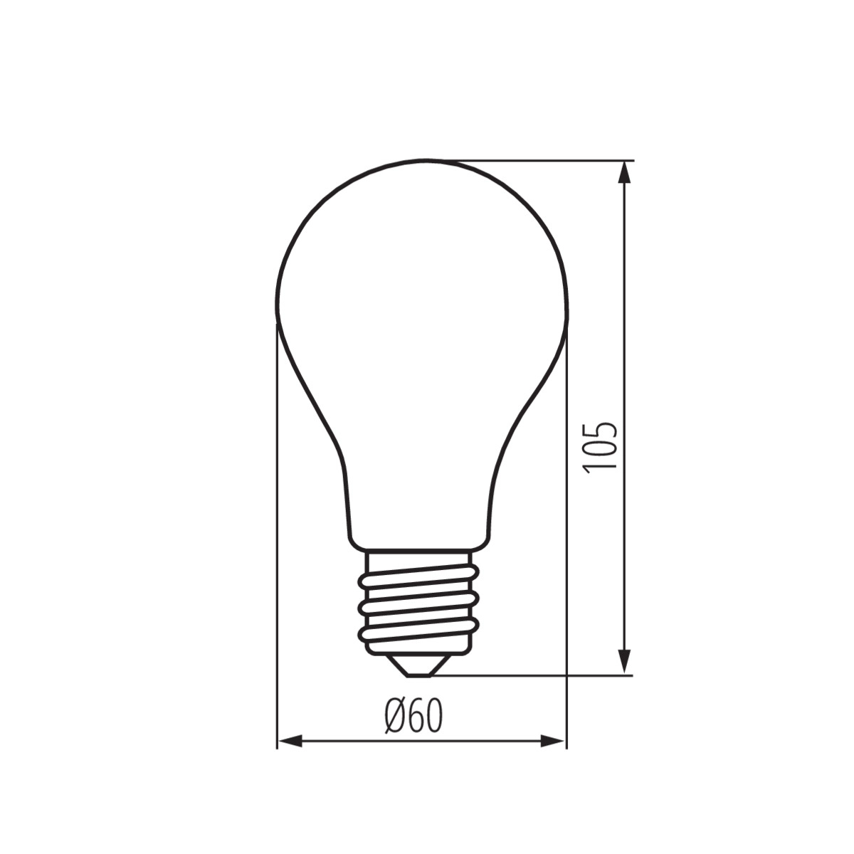 Kanlux 7W LED lemputė neutralios baltos šviesos namams