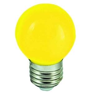 LEMPUTĖ LED G45 1W E27 GELTONOS SPALVOS SPECTRUM
