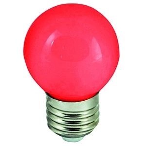 LEMPUTĖ LED G45 1W E27 RAUDONOS SPALVOS SPECTRUM