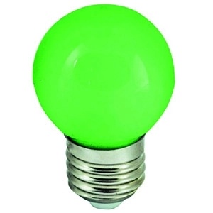 LEMPUTĖ LED G45 1W E27 ŽALIOS SPALVOS SPECTRUM