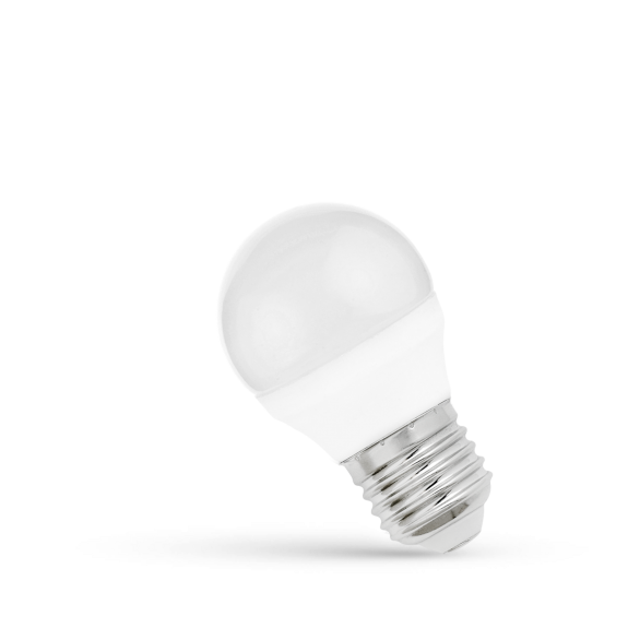 LED lemputė G45 8W E14 cokoliu šilta balta 3000K šviesa