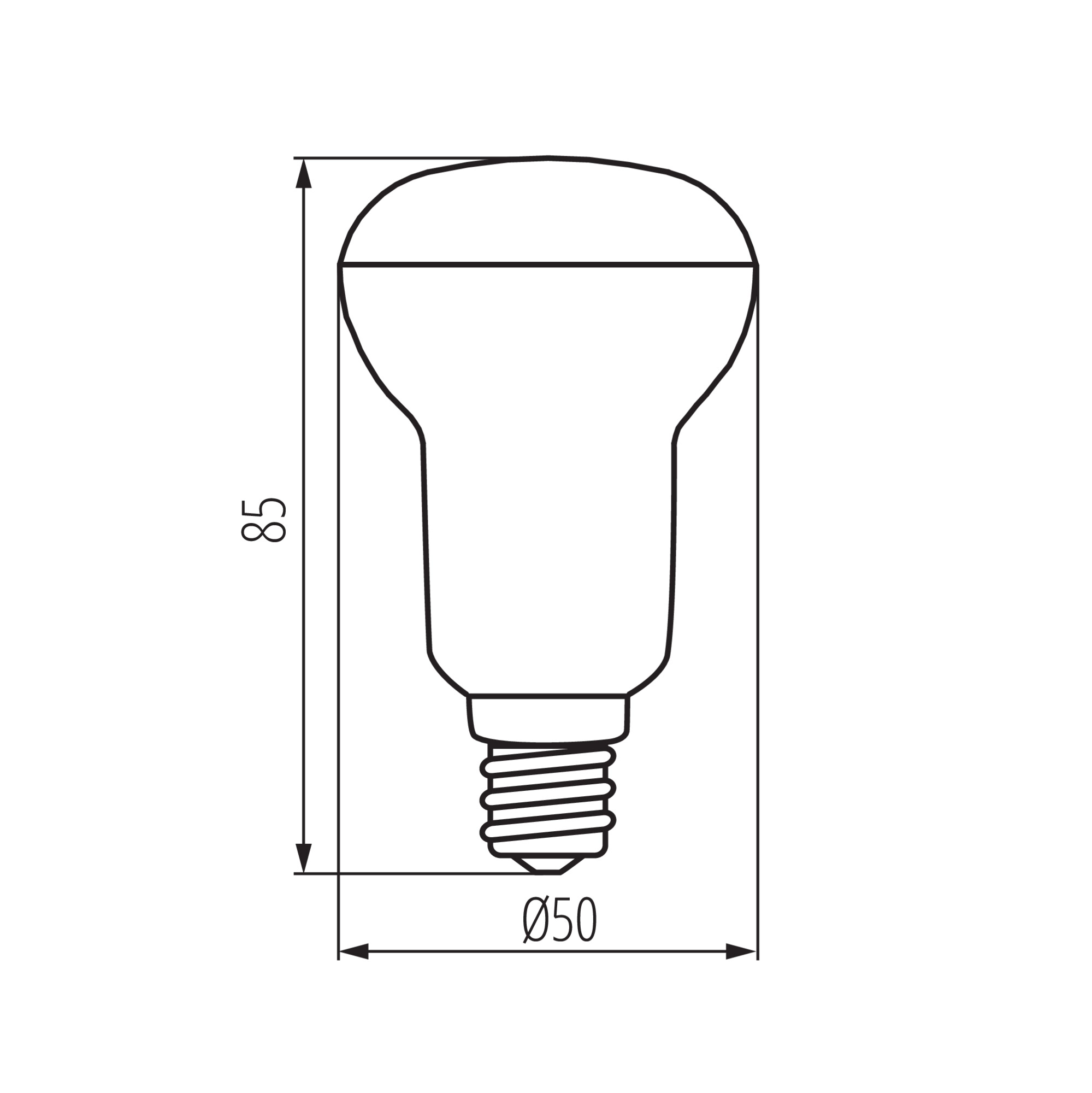 LED lemputė SIGO 6W su E14 cokole 480 liumenų šviesos srautu