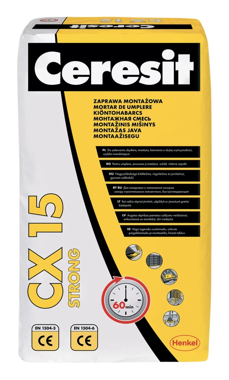 CEMENTAS MONTAŽINIS CERESIT CX15 25KG