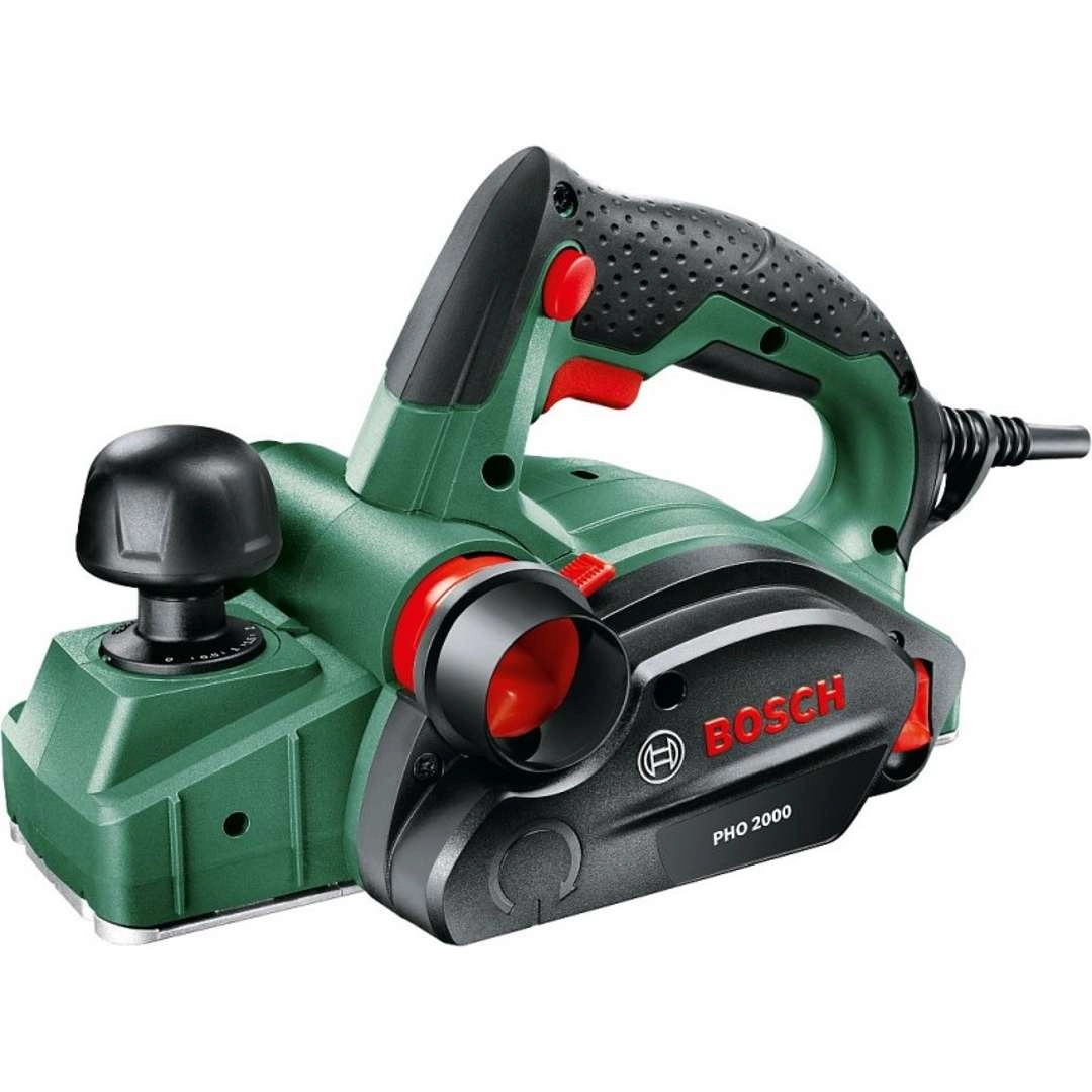 Bosch PHO 1500 elektrinis oblius 550W su Woodrazor peiliais medienos obliavimui