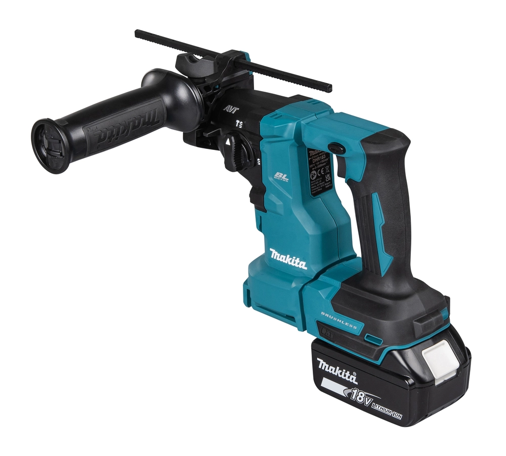 18V Makita perforatorius DHR183Z su reguliuojama šonine rankena