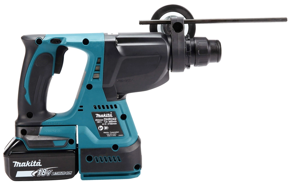 Profesionalus MAKITA perforatorius DHR242Z 18V sistema