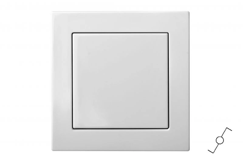 PERJUNGIKLIS VIENO KLAVIŠO LIREGUS EPSILON BALTA SPALVA BE RĖMELIO IP6.10-001-01.E/B