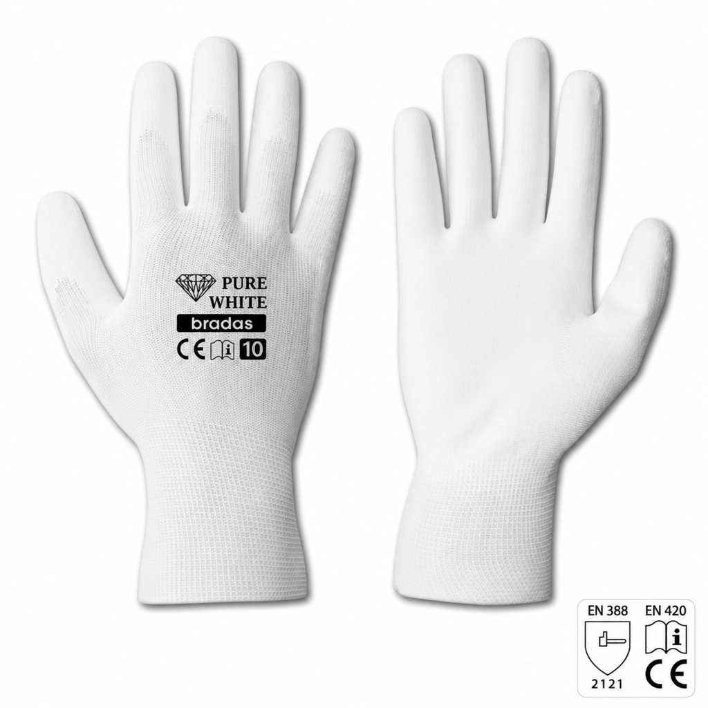 PIRŠTINĖS APSAUGINĖS PU PURE WHITE D-10