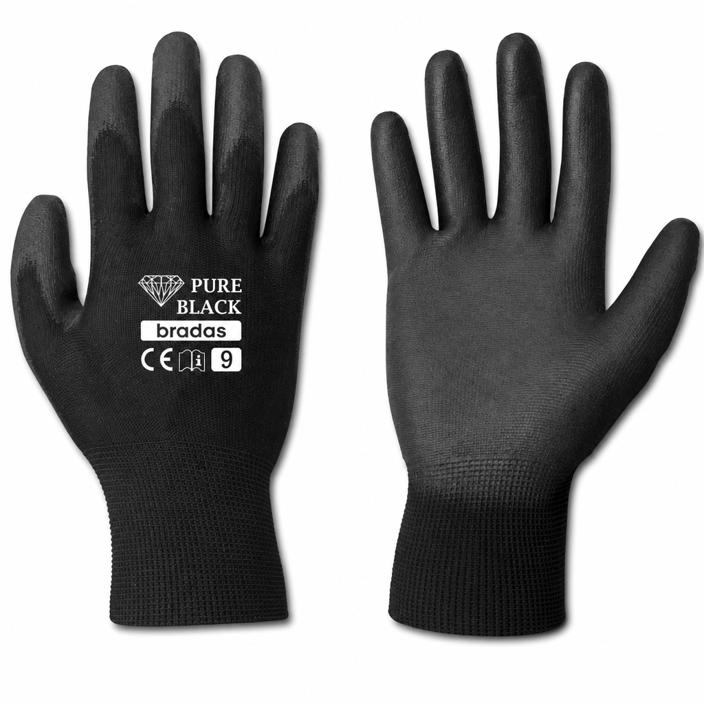 PIRŠTINĖS APSAUGINĖS PURE BLACK D-9