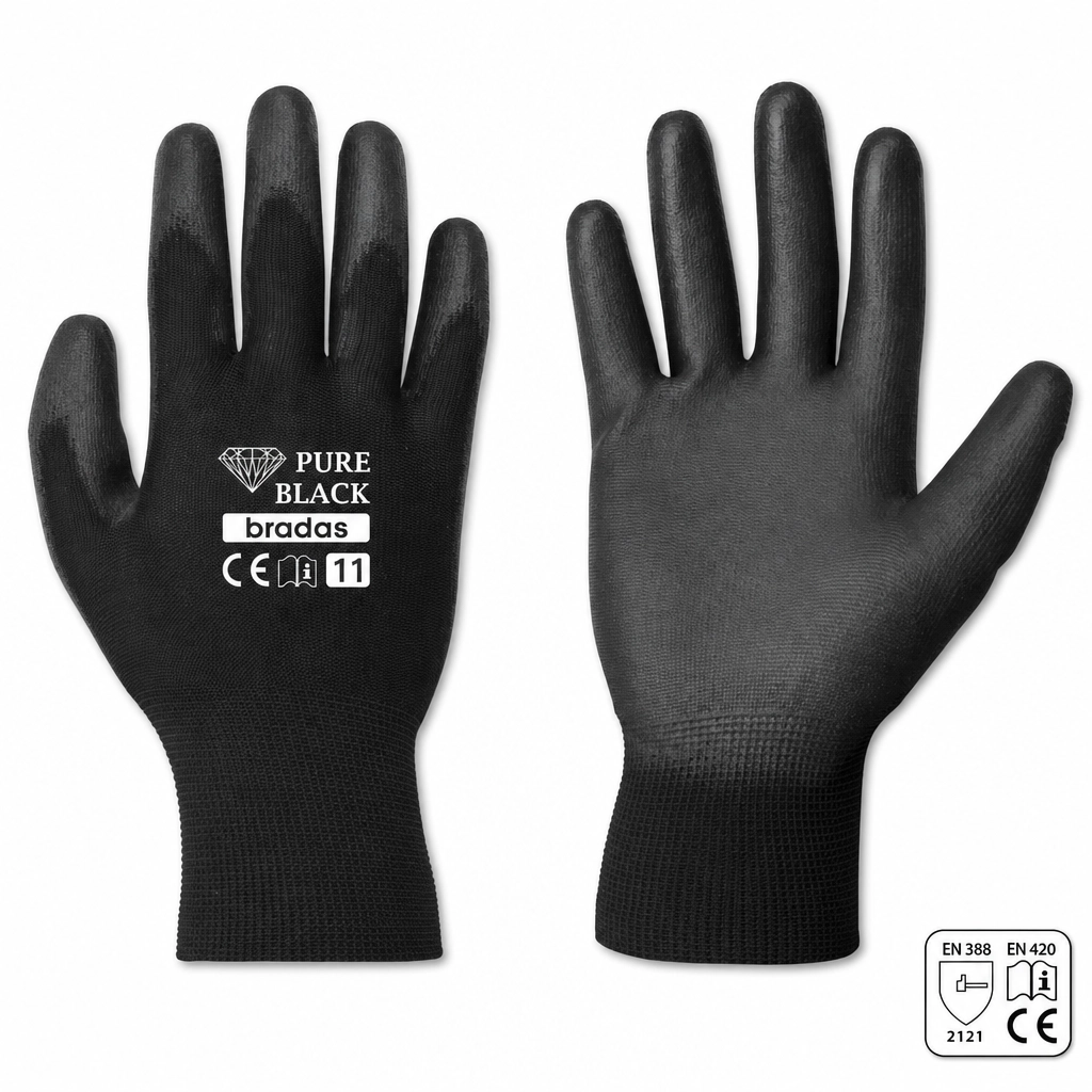 PIRŠTINĖS APSAUGINĖS PURE BLACK D-11
