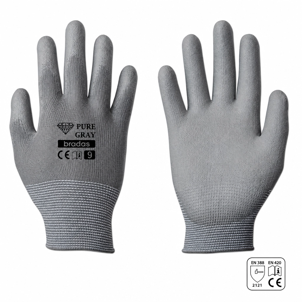 PIRŠTINĖS APSAUGINĖS PURE GRAY D-9