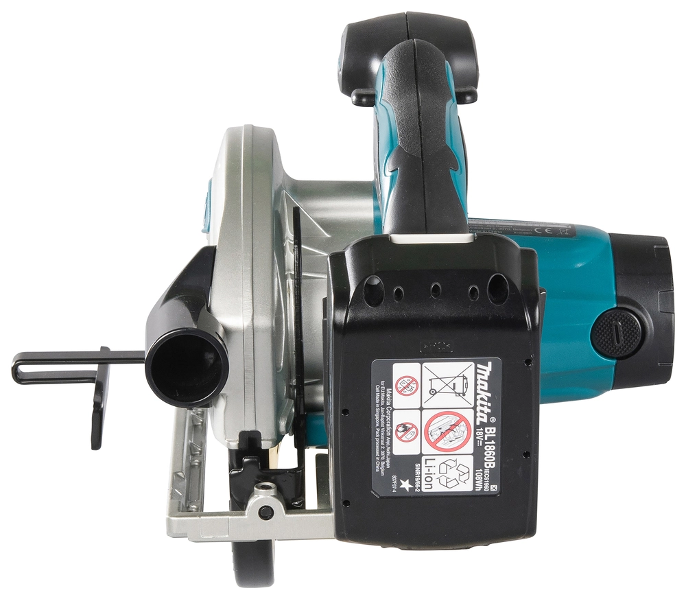 Makita DSS610Z dvigubos apsaugos jungiklis