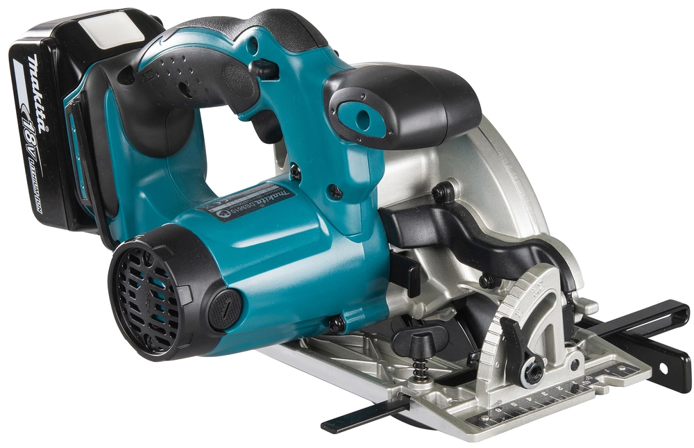 Makita 18V pjūklas su akumuliatoriaus apsauga