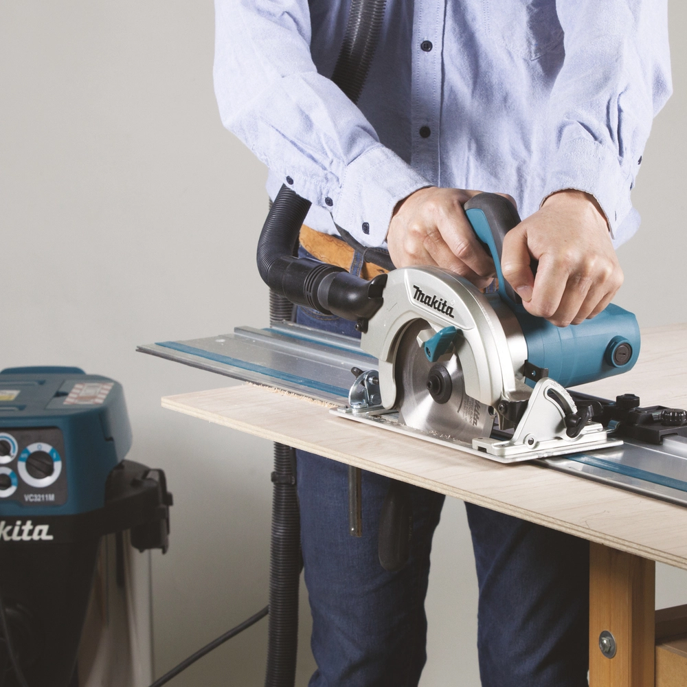 Rankinis diskinis pjūklas Makita HS6601 su aliuminiu apsauginiu gaubtu