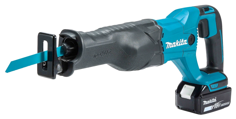 Makita DJR186Z pjūklo ašmenų keitimo sistema