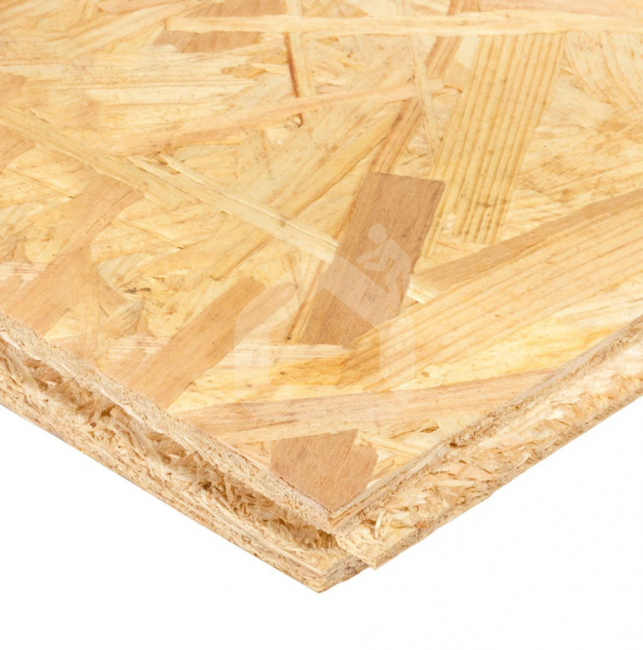 PLOKŠTĖ OSB 2500X625X12MM SU IŠDROŽA