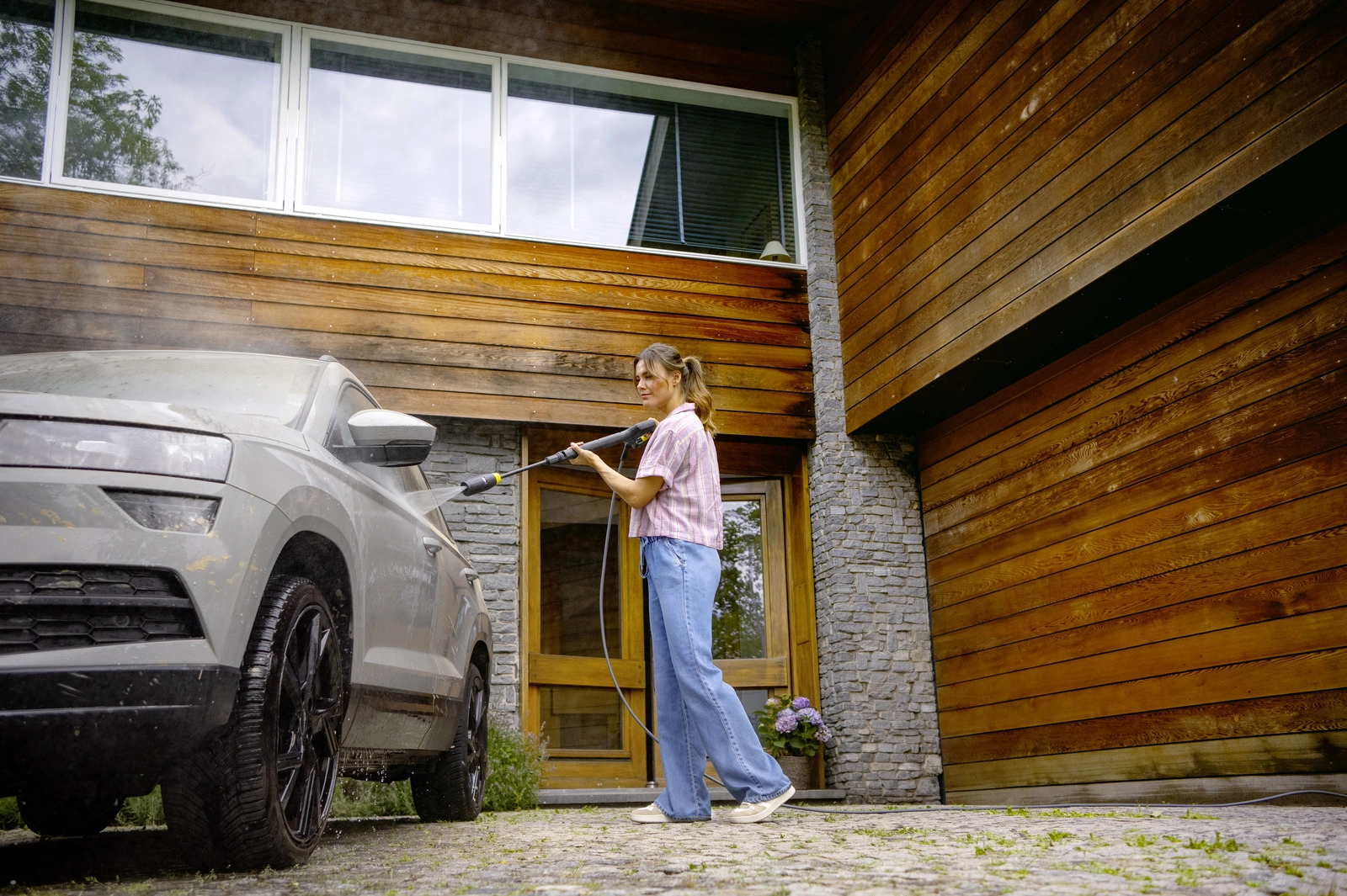 KARCHER K 5 automobilio valymo rinkinys su šampūnu